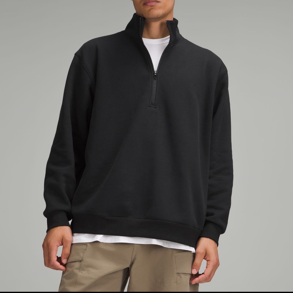 Steady State Black Half-Zip Sweater